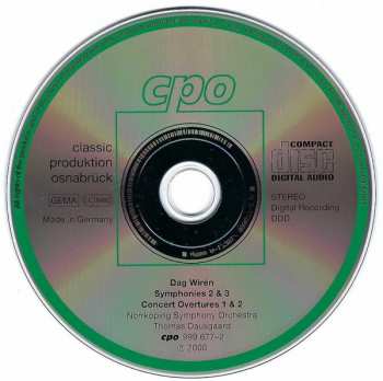 CD Norrköping Symphony Orchestra: Symphonies 2 & 3 - Concert Overtures