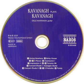 CD Dale Kavanagh: Kavanagh Plays Kavanagh