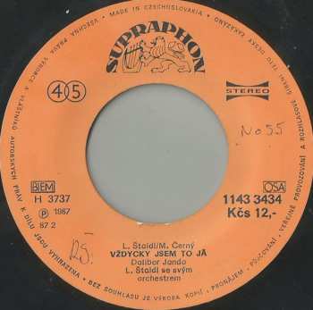 SP Dalibor Janda: Vždycky Jsem To Já / Tisíckrát Krásnější