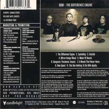 CD Dam: The Difference Engine