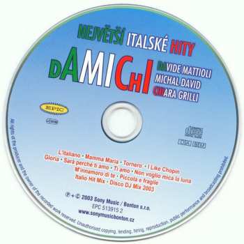 CD Damichi: Největší Italské Hity