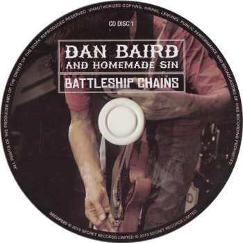 2CD/DVD Dan Baird And Homemade Sin: Battleship Chains