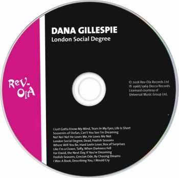 CD Dana Gillespie: London Social Degree