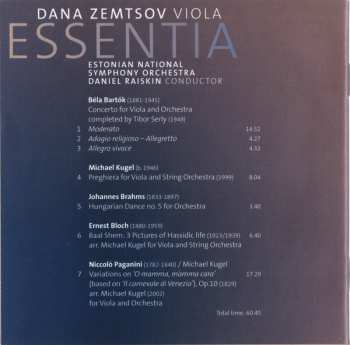 CD Estonian National Symphony Orchestra: Essentia
