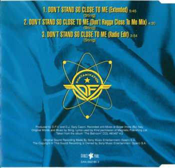 CD Dance Floor Virus: Don't Stand So Close To Me