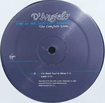 LP D'Angelo: Live At The Jazz Cafe, London: The Complete Show