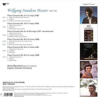 4LP Daniel Barenboim: Mozart Piano Concertos : Nos. 9, 19, 20, 21, 23 & 24