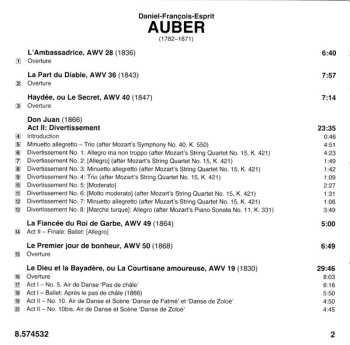 CD Daniel-Francois-Esprit Auber: Overtures Vol. 6