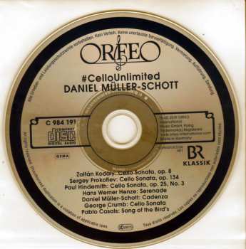 CD Daniel Müller-Schott: #CelloUnlimited