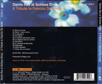 CD Danilo Rea: Piano Works X: Danilo Rea At Schloss Elmau "A Tribute To Fabrizio De André"