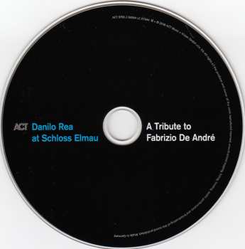 CD Danilo Rea: Piano Works X: Danilo Rea At Schloss Elmau "A Tribute To Fabrizio De André"