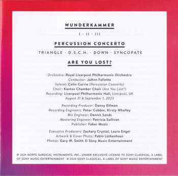 CD Royal Liverpool Philharmonic Orchestra: Percussion Concerto; Wunderkammer