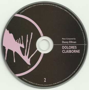 2CD Danny Elfman: Dolores Claiborne (Original Motion Picture Soundtrack) DLX | LTD