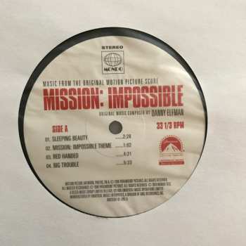 2LP Danny Elfman: Mission: Impossible (Music From The Original Motion Picture Score)