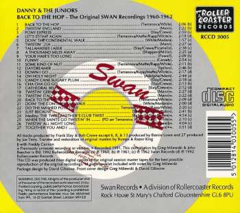 CD Danny & The Juniors: Back To The Hop - The Original Swan Recordings 1960-1962
