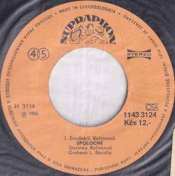 SP Darina Rolincová: O Tom Budem Píseň Hrát / Spoločne