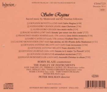 CD Claudio Monteverdi: Salve Regina