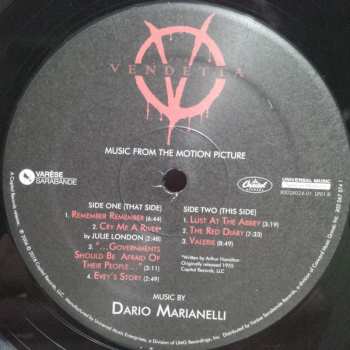 2LP Dario Marianelli: V For Vendetta