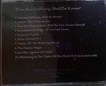 CD Darkest Grove: Pain And Suffering Shall Be Known