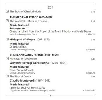 4CD Marin Alsop: The Story Of Classical Music