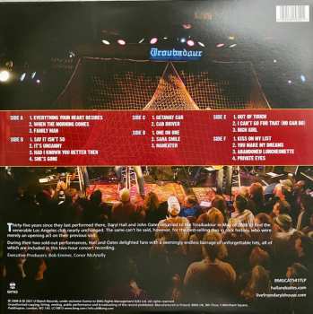 3LP Daryl Hall & John Oates: Live At The Troubadour