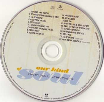 CD Daryl Hall & John Oates: Our Kind Of Soul