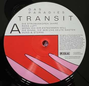 LP/CD Das Paradies: Transit