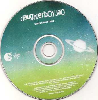 CD Daughterboy Jao: Simple Matters