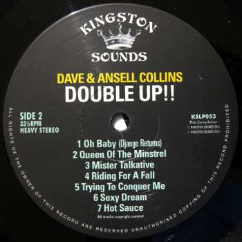 LP Dave & Ansel Collins: Double Up!! 