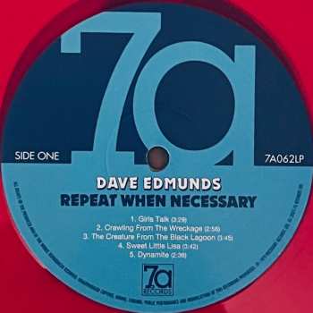 LP Dave Edmunds: Repeat When Necessary CLR | LTD