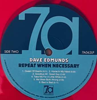 LP Dave Edmunds: Repeat When Necessary CLR | LTD