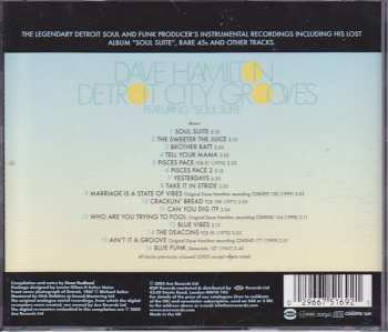 CD Dave Hamilton: Detroit City Grooves Featuring "Soul Suite"