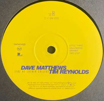 4LP/Box Set Dave Matthews: Live At Luther College