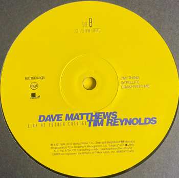 4LP/Box Set Dave Matthews: Live At Luther College