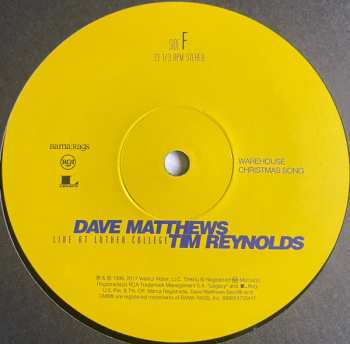 4LP/Box Set Dave Matthews: Live At Luther College