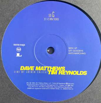 4LP/Box Set Dave Matthews: Live At Luther College