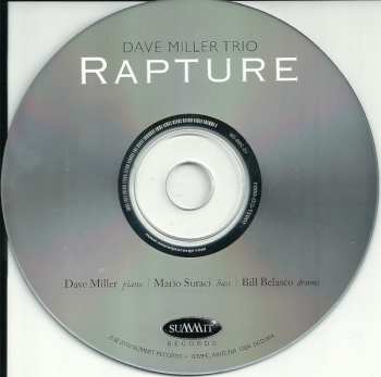 CD Dave Miller Trio: Rapture