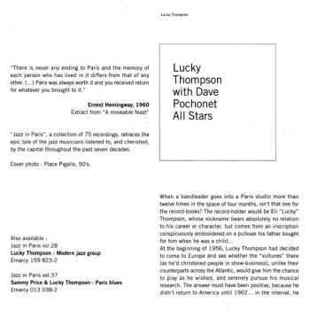 CD Lucky Thompson: Lucky Thompson With Dave Pochonet All Stars DIGI