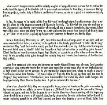 CD Dave Riley: Whiskey, Money & Women
