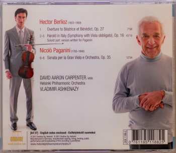 CD Vladimir Ashkenazy: Harold In Italy / Sonata Per la Gran Viola E Orchestra