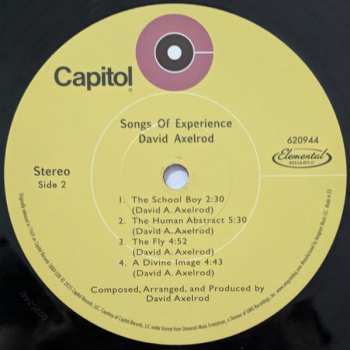 LP David Axelrod: Songs Of Experience LTD