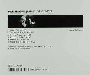 CD The David Berkman Quartet: Live At Smoke
