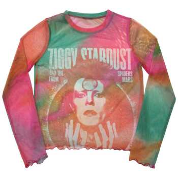 Merch David Bowie: Women's Long Sleeve T-shirt Ziggy V2