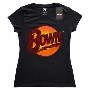 Merch David Bowie: Women's T-shirt Diamond Dogs Logo David Bowie
