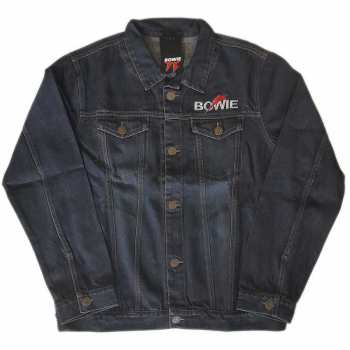 Merch David Bowie: Denim Jacket Flash Logo David Bowie