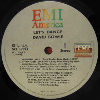 LP David Bowie: Let's Dance