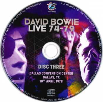 4CD/Box Set David Bowie: Live 74-79