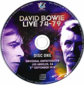 4CD/Box Set David Bowie: Live 74-79