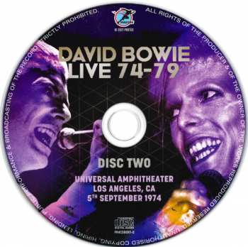 4CD/Box Set David Bowie: Live 74-79