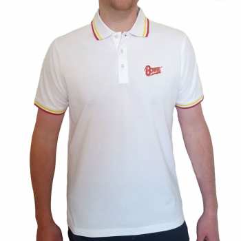 Merch David Bowie: Polo Shirts Flash Logo David Bowie 